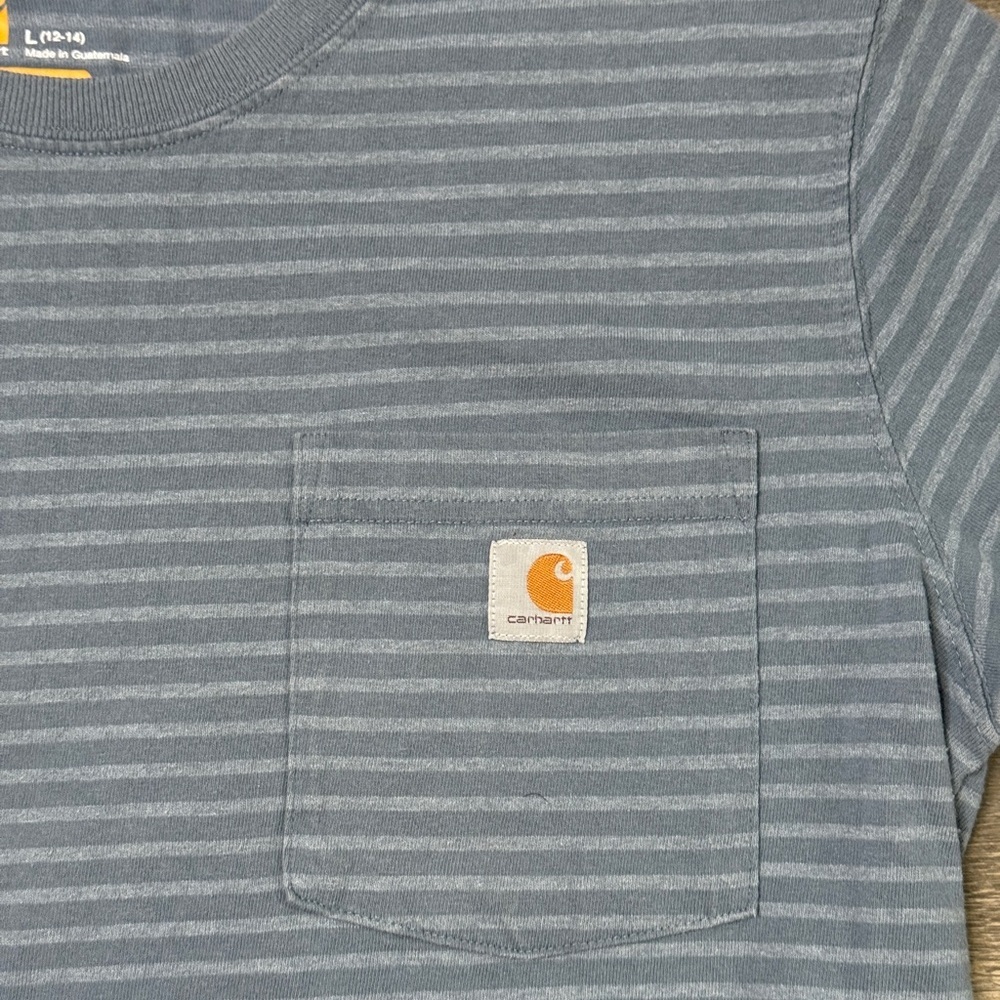 Carhartt Gray Striped Tee - Picture 2 of 5